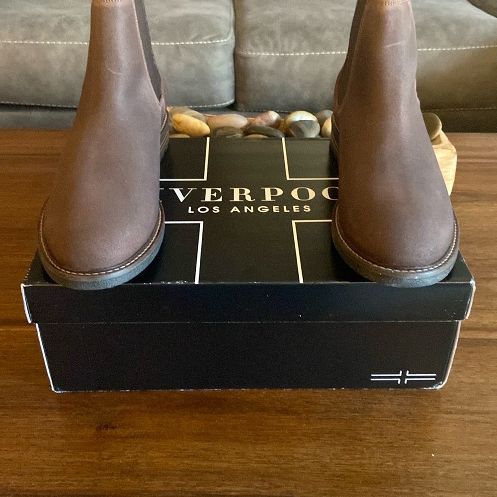 Liverpool Men's Brown Chelsea Boots